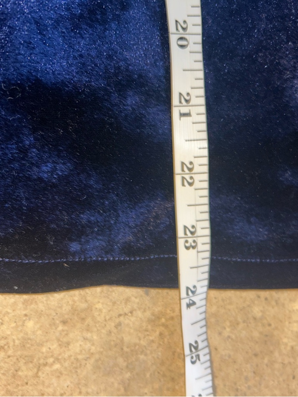 Boden Shirt - navy blue “Suki Velvet” long sleeve top - Picture 9 of 9